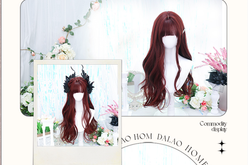 Dalao Home~Growth~Gothic Lolita Long and Curly Wig