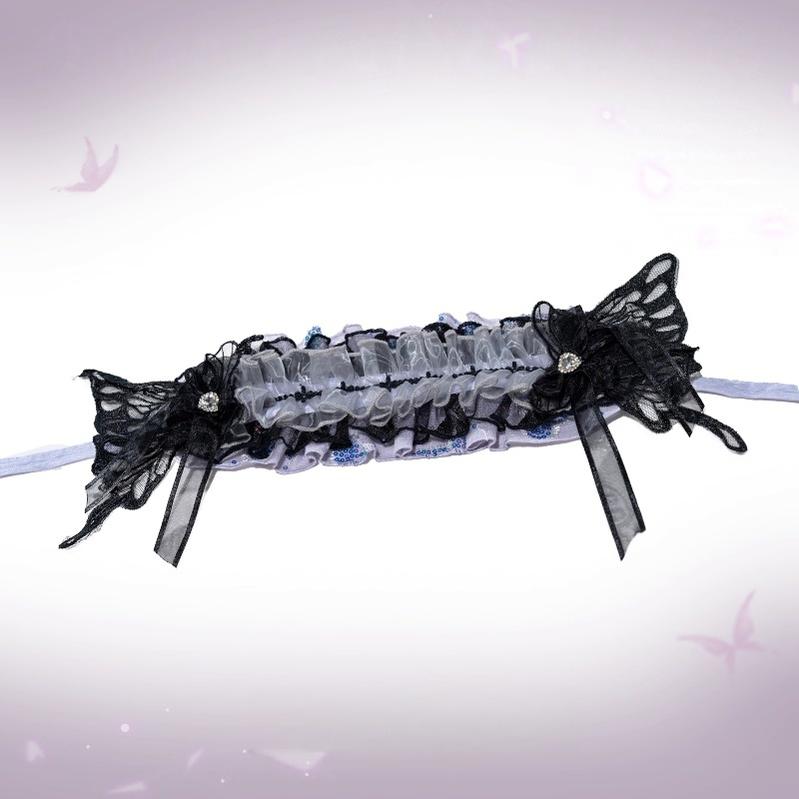 Urtto - Dead Leaf Butterfly - Gothic Lolita Accessories Set (L S) 44353:804507