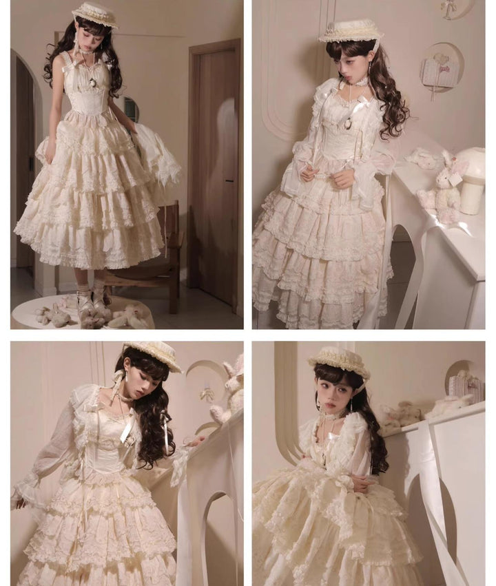 MEEKWIND~Miss Flora~Elegant Lolita Headdress Solid BNT & Choker & Hat