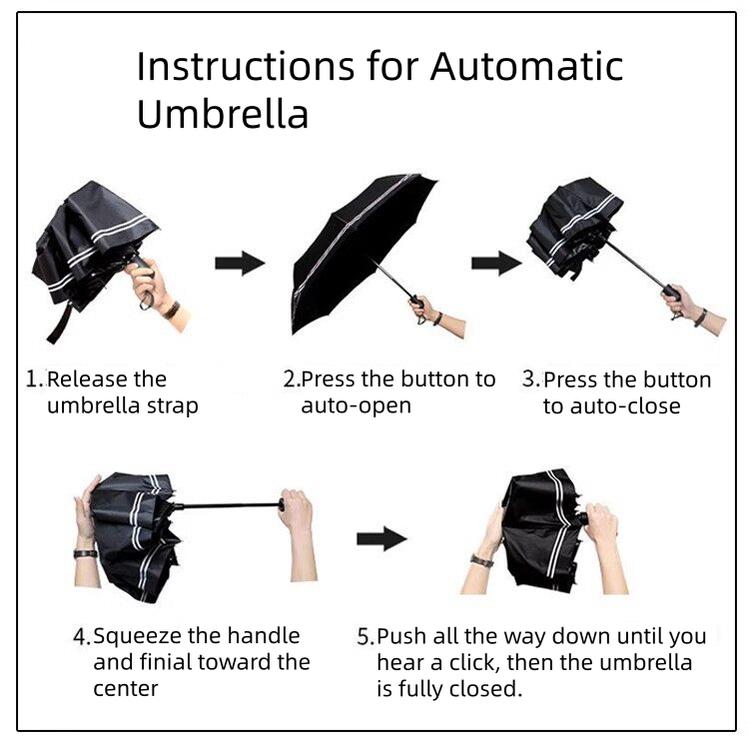Foldable Printed UPF50+ Lolita Parasol with Black Coating 45587:853590