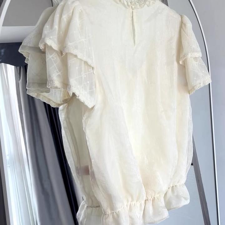 Sakurada Fawn~Plus Size Lolita Short Sleeve Shirt 19824:280220