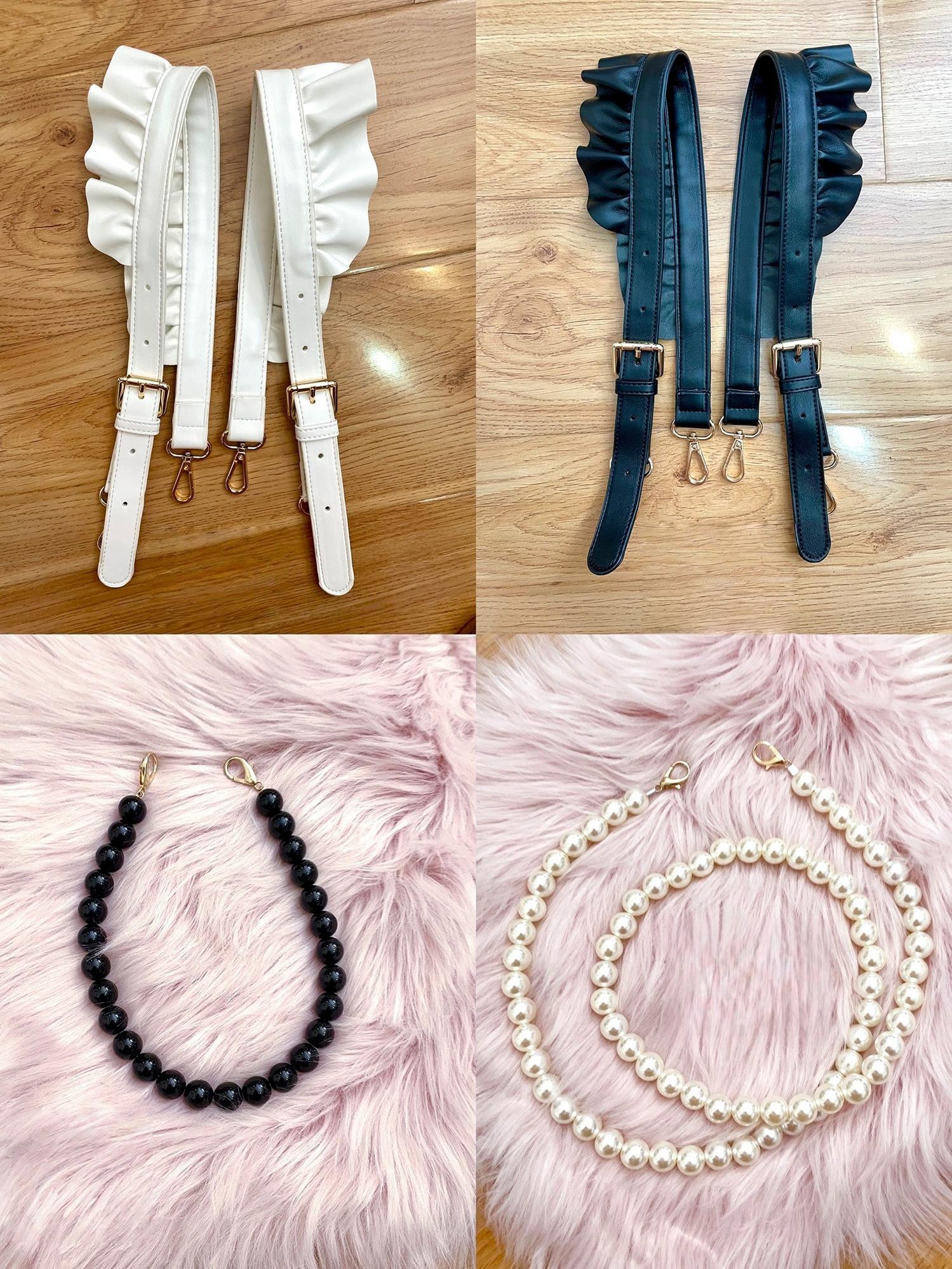 Boguta - Elegant Lolita Detachable Bag Shoulder Straps & Pearl Chains 44355:805224