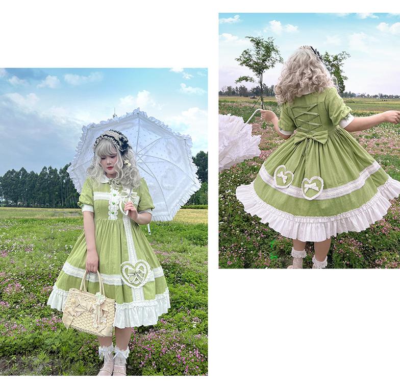 NanshengGe~Summer Lolita Sea Salt Short Sleeve Lolita OP   