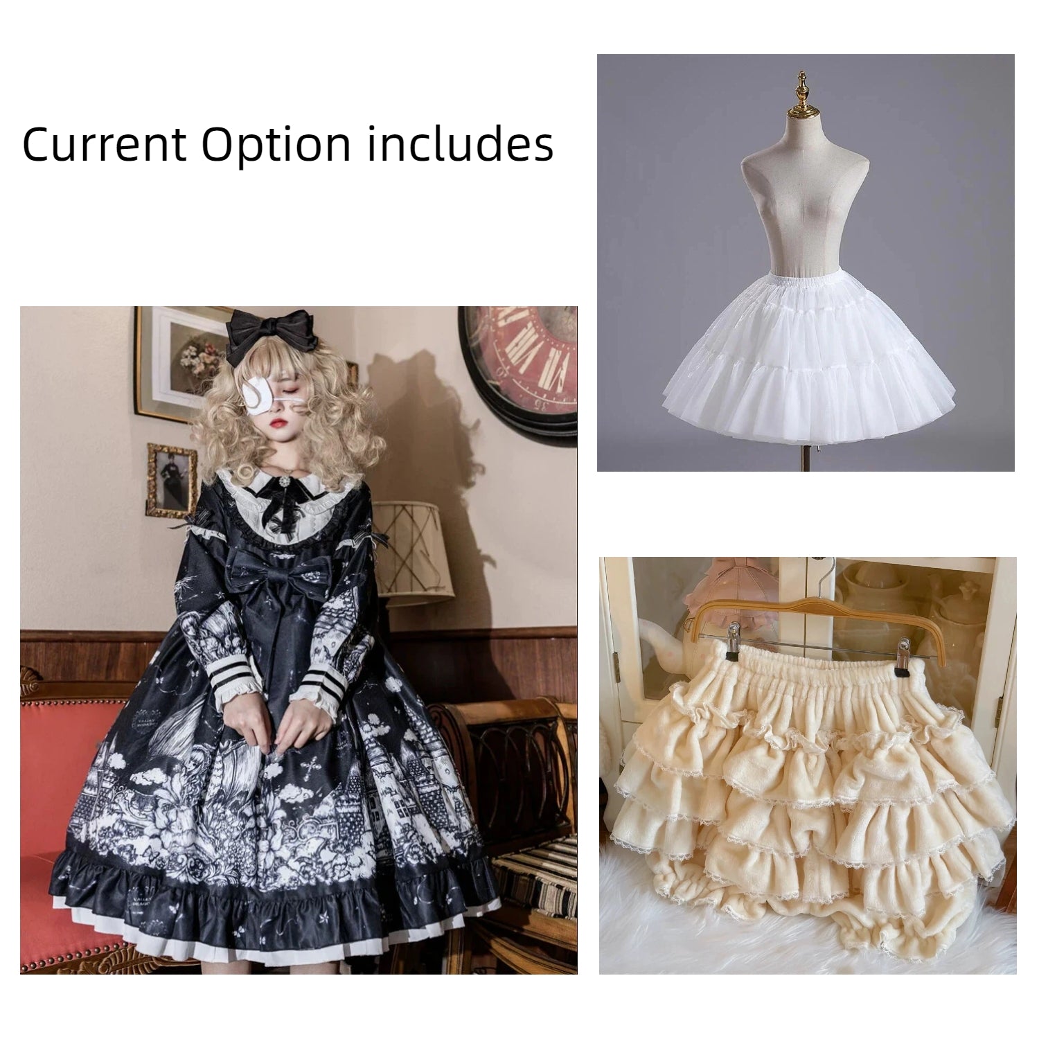 3-Piece Set – Bloomer + OP + Petticoat | Save 15% (Use Code: Best15)