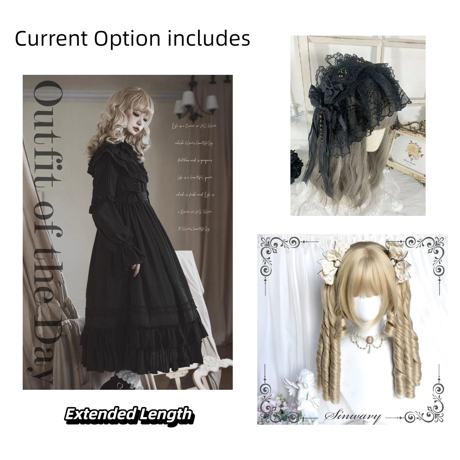 3-Piece Set - OP + Wig + Hairband | Save 15% (Use Code: Best15)