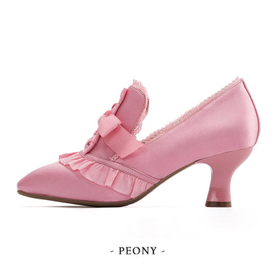 Iris Corolla~Queen Mary~Bows High Heels Lolita Shoes   
