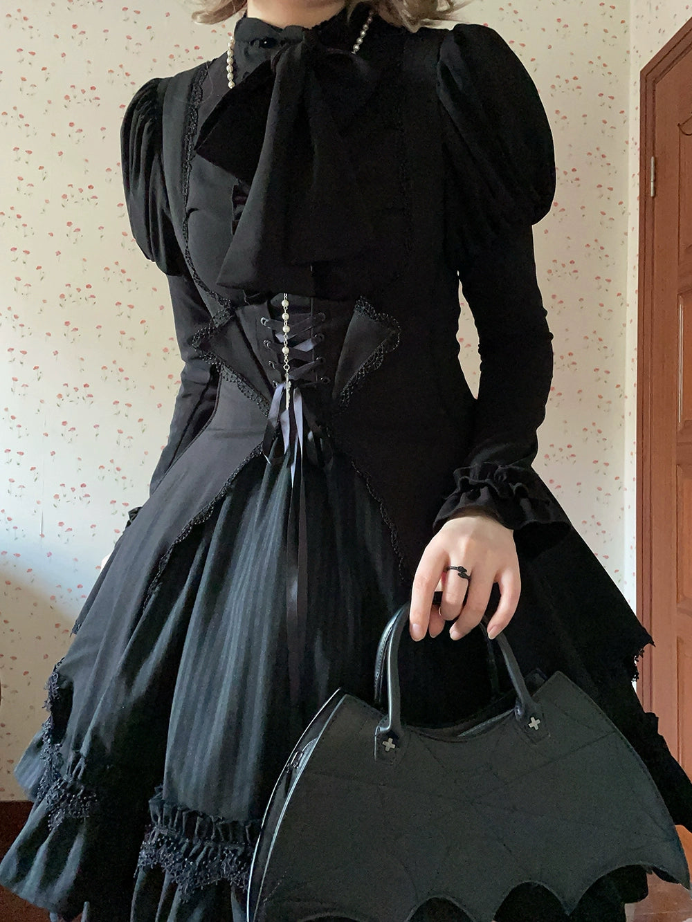 Miss Point - Classical Chocolate - Classic Lolita Blouse Customized Reteo Lolita Shirt 40840:679324