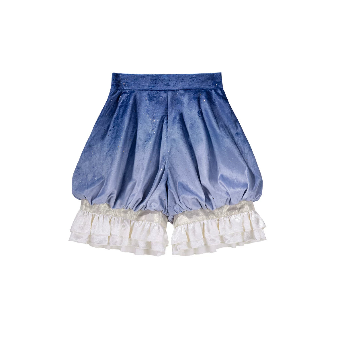 Dream Cloud - Ouji Lolita High-Low Tailcoat, Puffy Lantern Shorts (L M S XL) 44443:809134