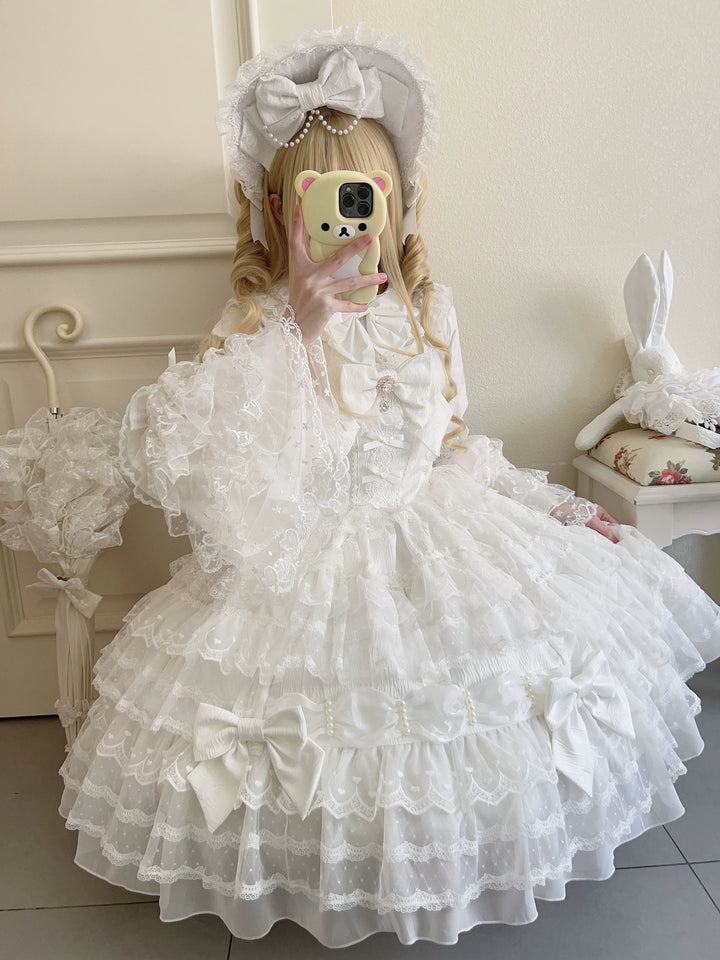 Sugar Girl~Dream Prelude~Princess Lolita JSK Suit Sweet Lolita BNT and Blouse