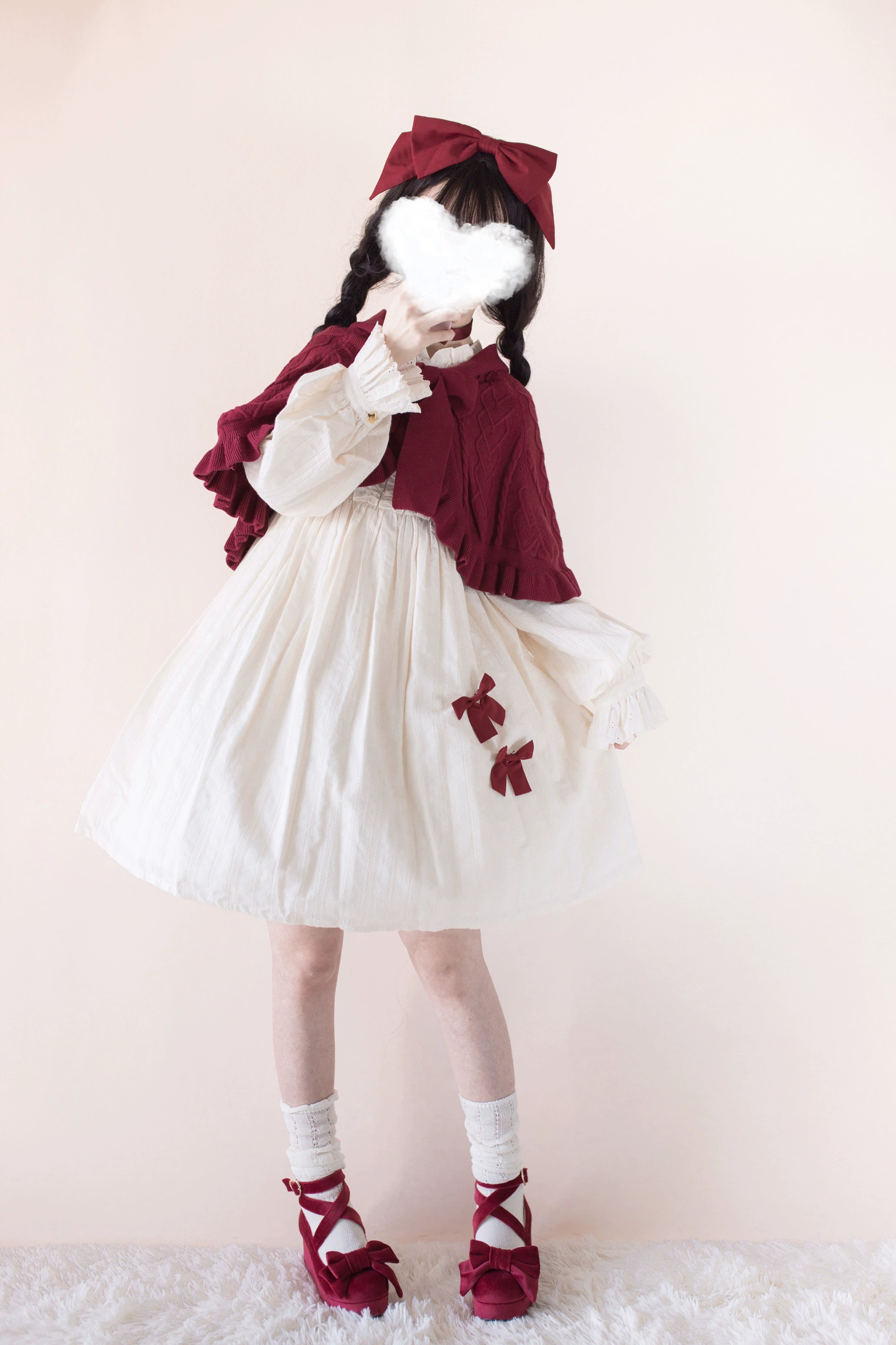 Sara Bell - Little Red Riding Hood - Sweet Lolita Thick Chirstmas Cloak