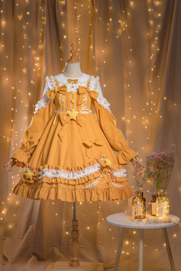 (BFM)Aurora Kiss~Daily Lolita OP Long Sleeve Winter Dress   