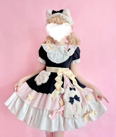 Alice Girl~Sweet Lolita Dress~Candy Cat OP Dress   
