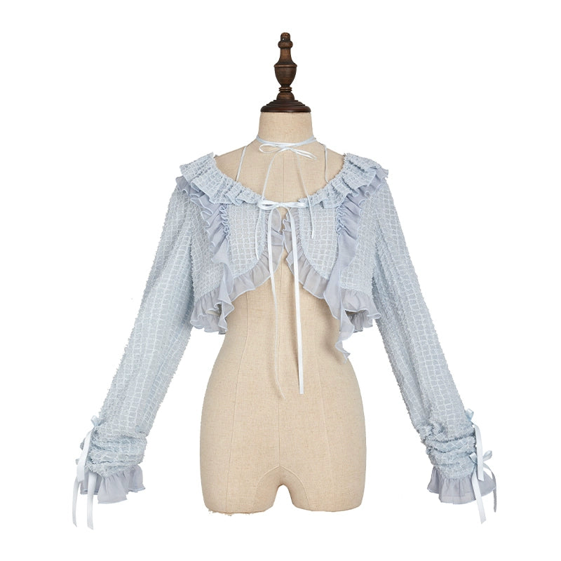 Nuit De Cellophane~A Thousand Moonfalls~Elegant Lolita JSK Dress Thin Cardigan (L M S XL XS) 38166:581788