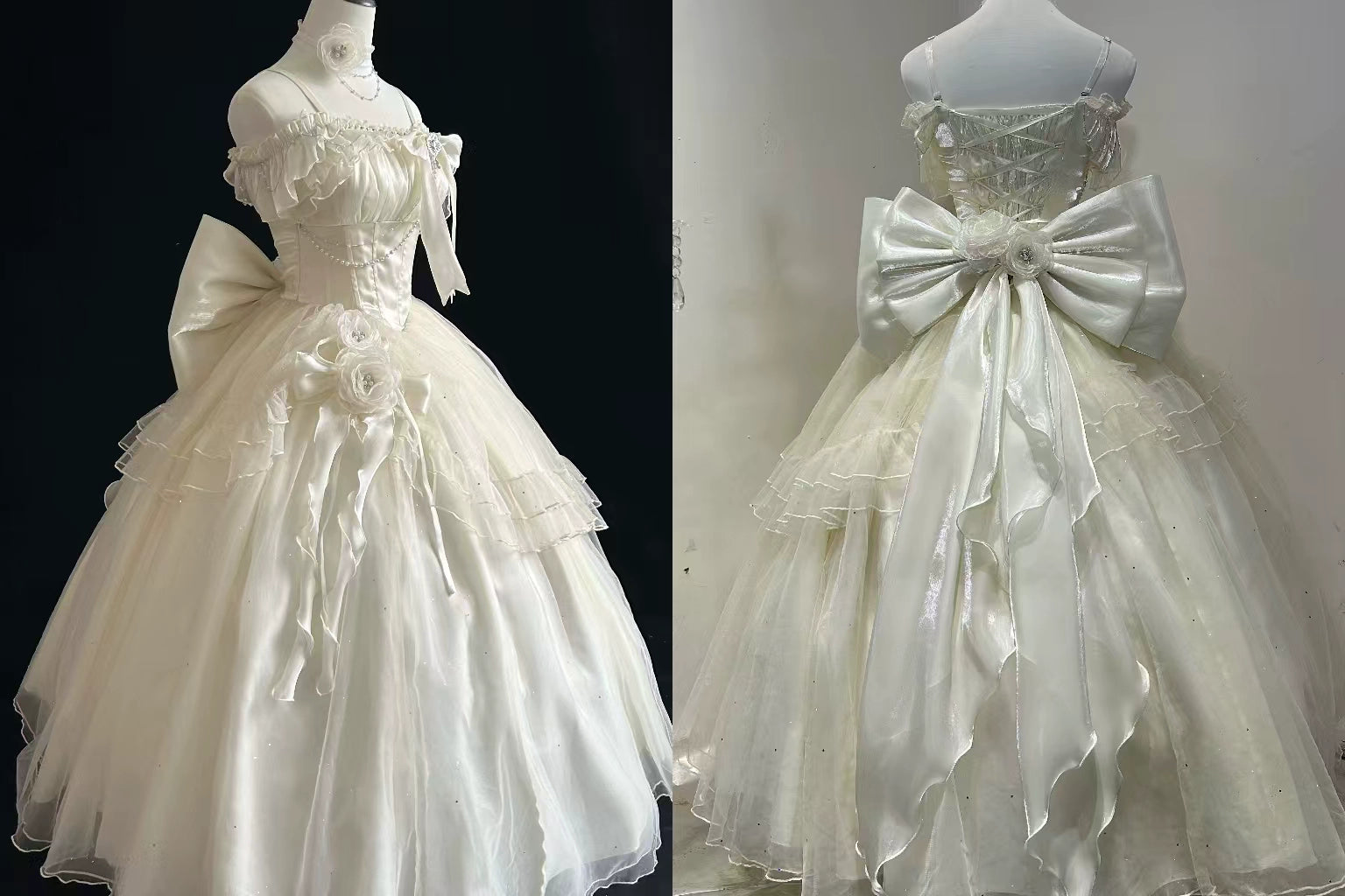 Meowing and fruity - Milky Way - Princess Lolita Accessories Back Bow Trailing 41388:693172