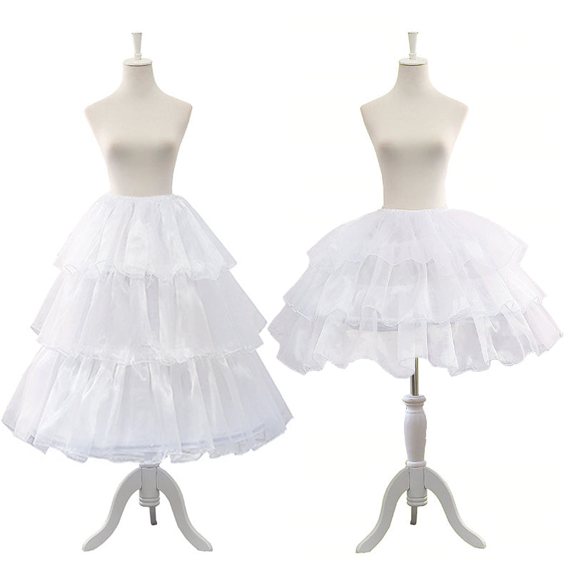 Motadalu~Magic Petticoat~Wedding Lolita Petticoat Violence Fishbone Lolita Petticoat Free size (adjustable 50-70cm) Voile version 