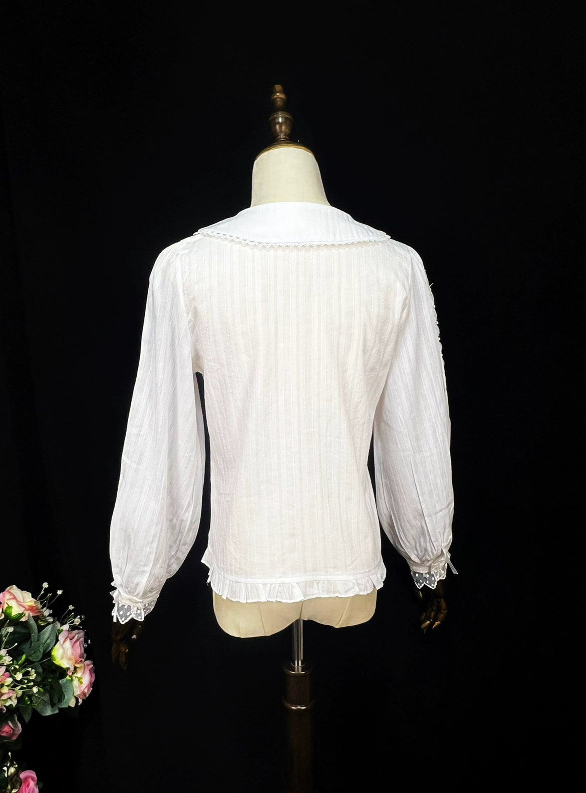 DMFS Lolita - Sweet Lolita Long Sleeve Shirt with Doll Collar