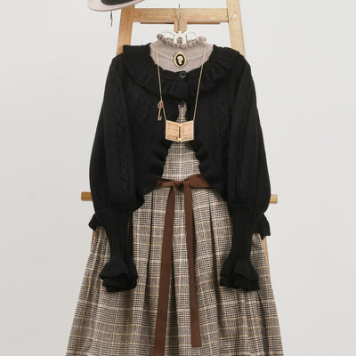 MIST~Pear Dream~Kawaii Lolita Cardigan Short Knit Sweater Multicolors   