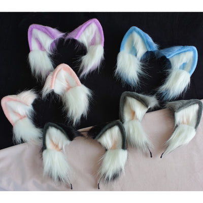 Meow Three Times~Sweet Lolita Accessory Cat Ear Headband   