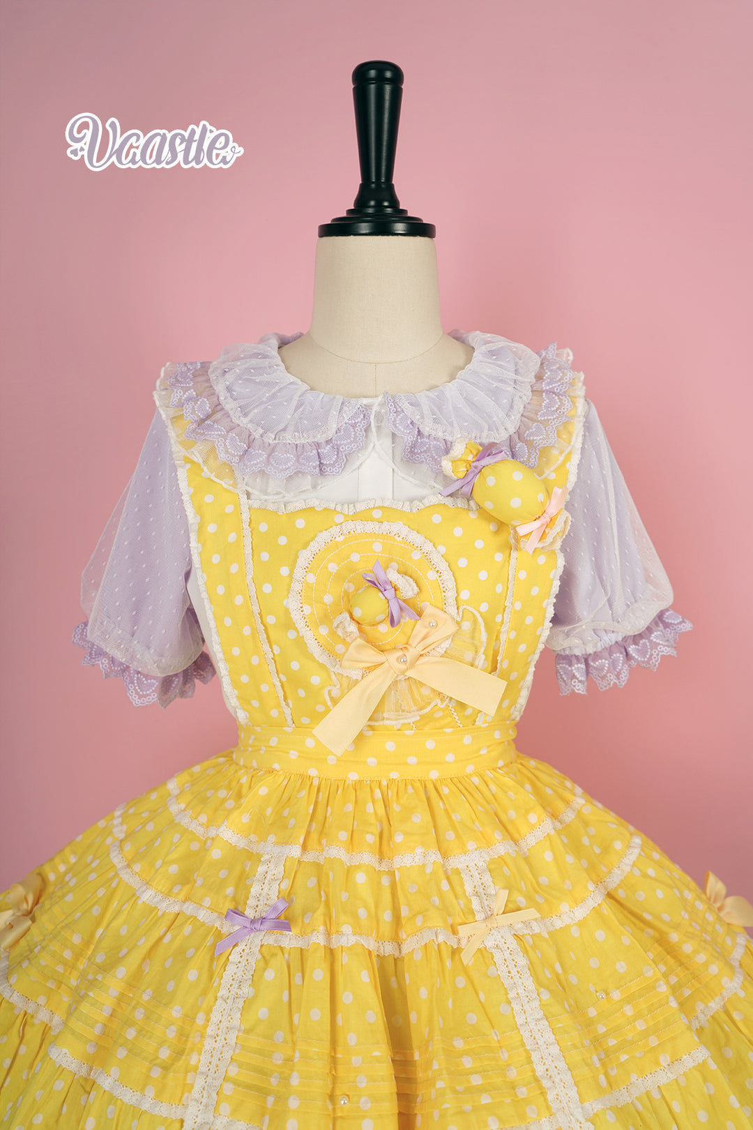 Vcastle~Unicorn Sugar Party~Kawaii Lolita Salopette Suit with Unicorn Hood 42110:726755