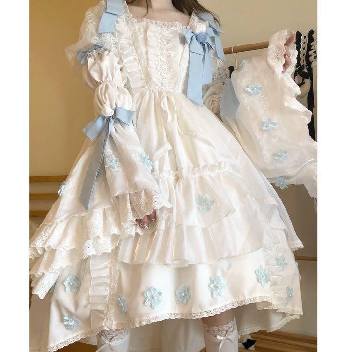 Fishing Boss~Winter Tinglan~Exquisite Lolita Princess Dress   