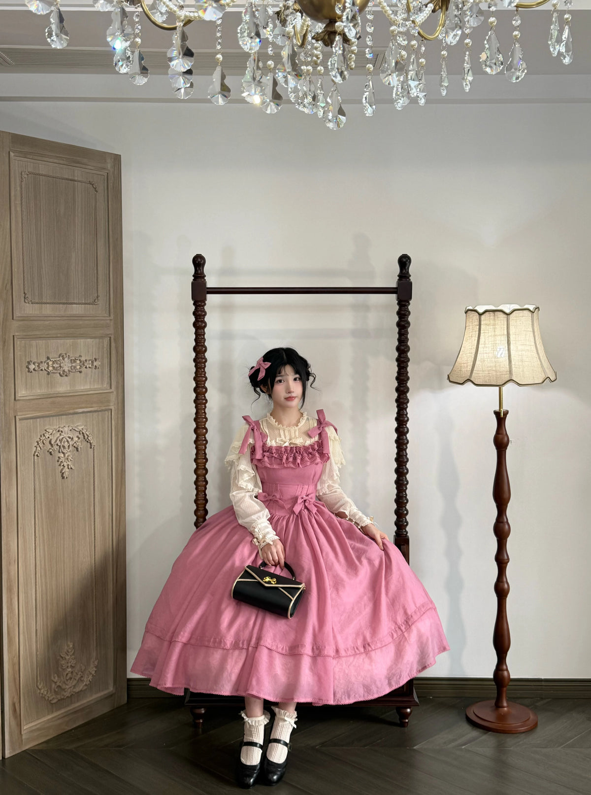 Kiss of Nyx 2.0 - Plus Size Classic Lolita Solid JSK Dress, Boned Waist 45947:869478