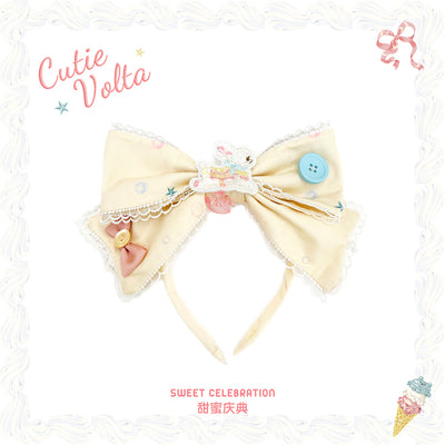 (BFM)Cutie Volta~Sweet Celebration~Sweet Lolita OP Dress Bunny Bear JSK Salopette Size #1 KC 