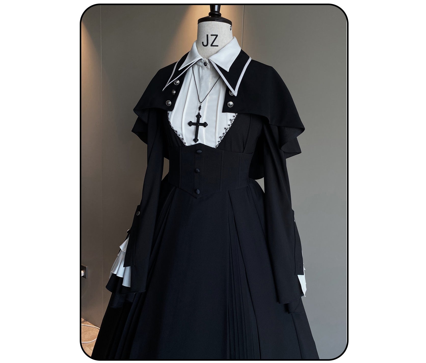 Susin Lolita - Cross Praise - Nun Style Gothic Lolita Dress and Blouse S blouse