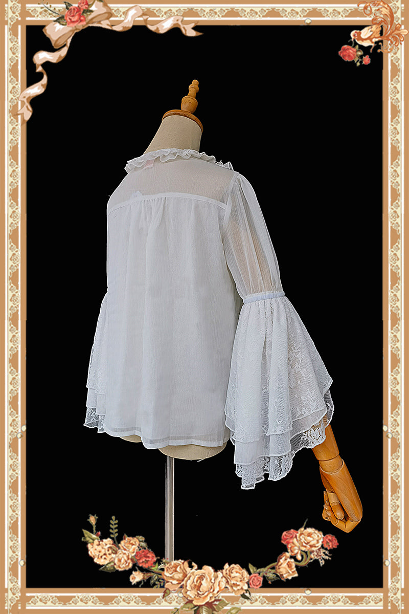 Infanta - Elegant Lolita Loose Blouse Lace Multicolor