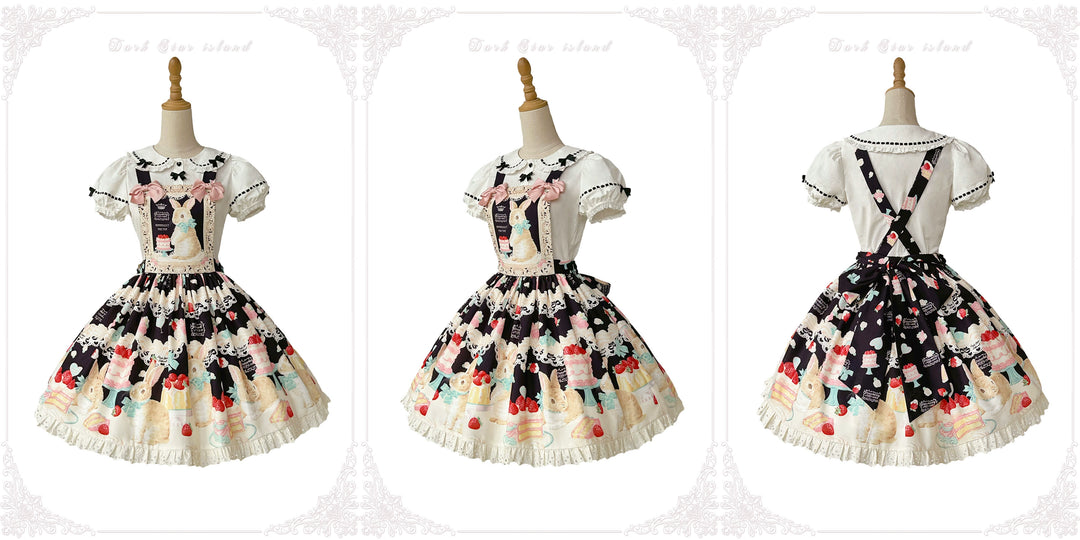 Dark Star Island~Honey Bunny Cake~Sweet Lolita JSK/OP/Strap SK/Shirt 39864:638816