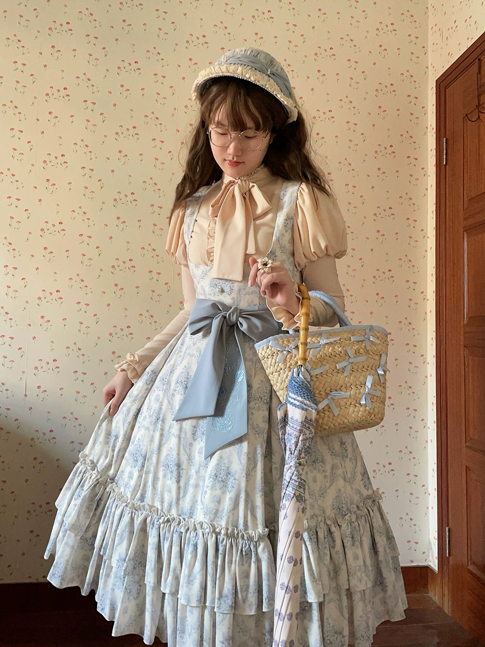 Miss Point - Classical Chocolate - Classic Lolita Blouse Customized Reteo Lolita Shirt 40840:679332