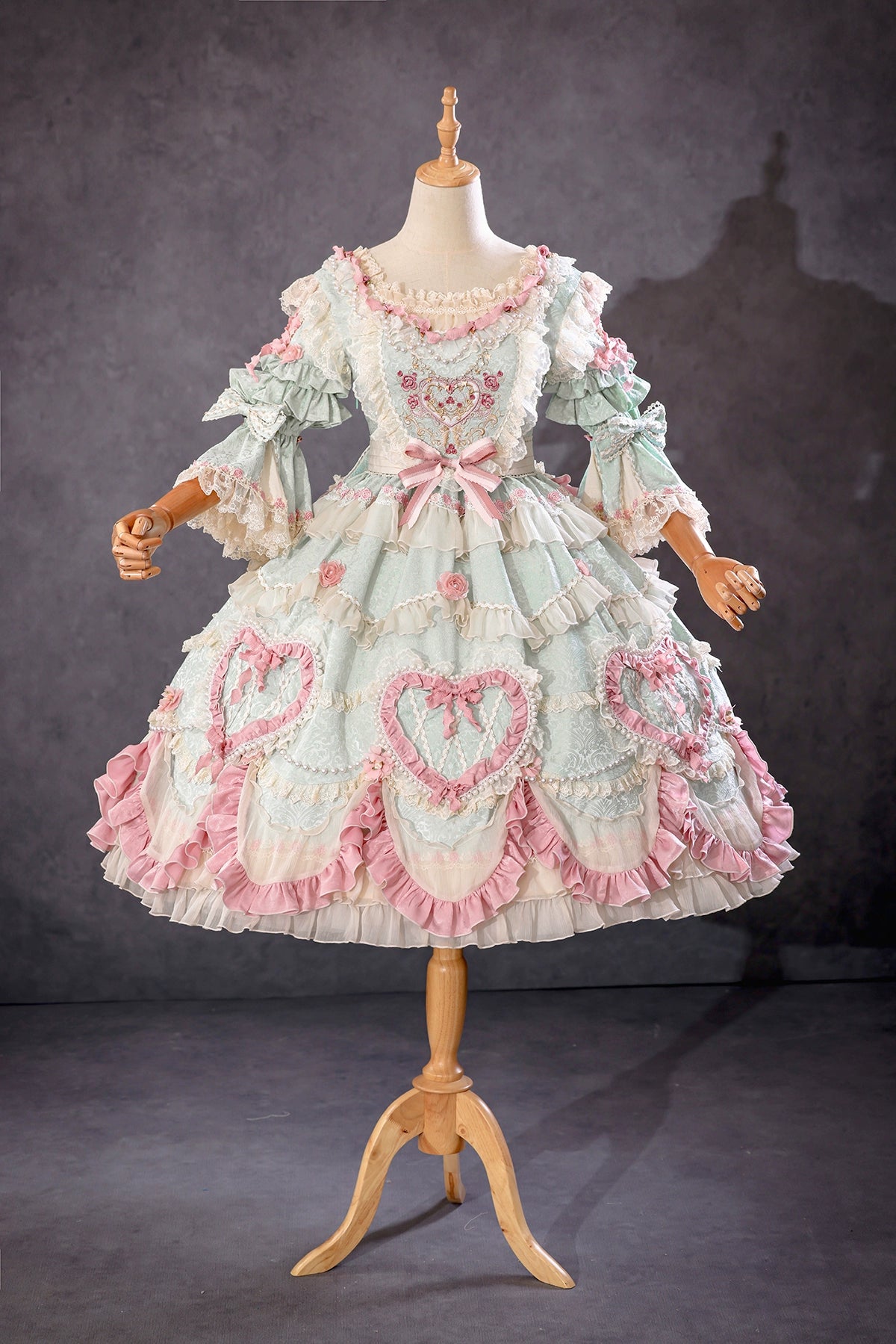 Bramble Rose - Antique Cake - Vintage Lolita OP Princess Dress Gorgeous Lolita Outfit (L M S XL) 41536:701834