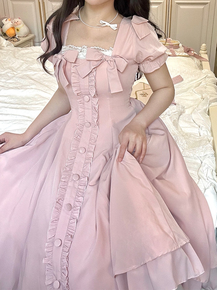 (Buyforme)Sweet Wood~Long Vesion Elegant and Vintage Lolita OP