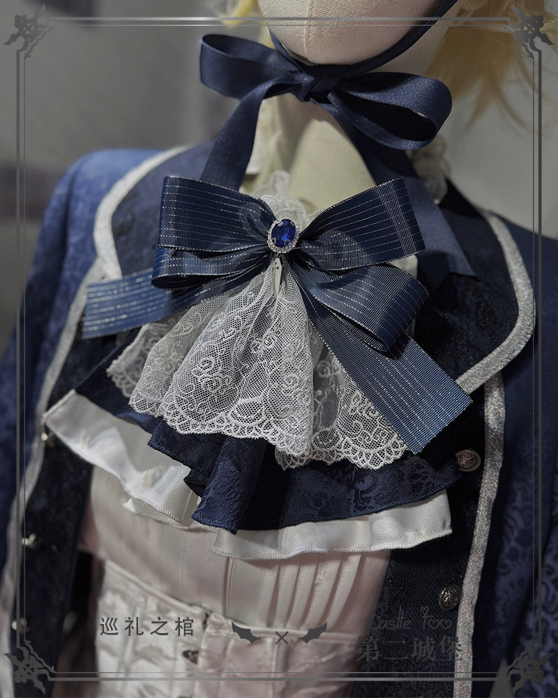 CastleToo~Coffin of Pilgrimage~Ouji Lolita Shorts Suits Prince Male Lolita Shirt (L M S XL) 39860:638572