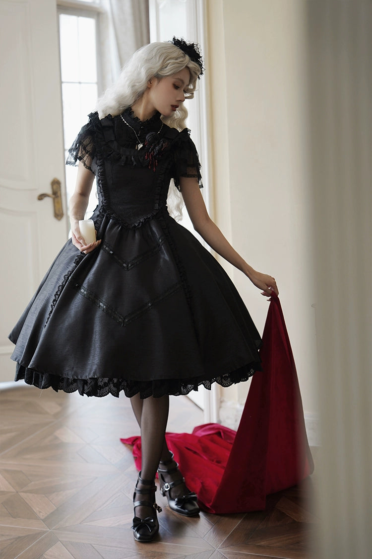 LittlePlum~Gothic lolita JSK Dress Solid Color 33734:436156