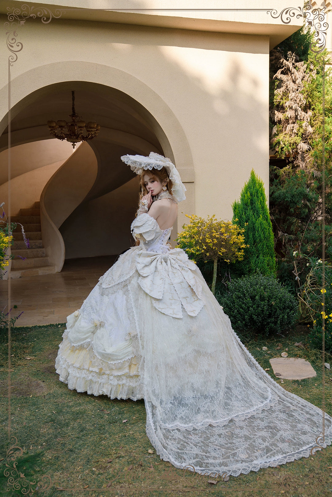 Hinana Queena~With Belle~Bridal Wedding Lolita OP Dress Available for Custom Size