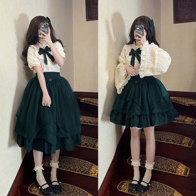 (Buyforme)Uncle Wall Original~Rich Girl~Elegant Lolita SK and Shirt   