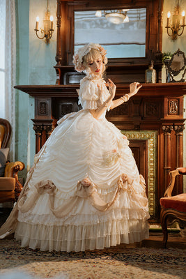 Henrietta~Sa Majeste la Rose~Elegant Lolita Wedding Dress Multicolor Customizable