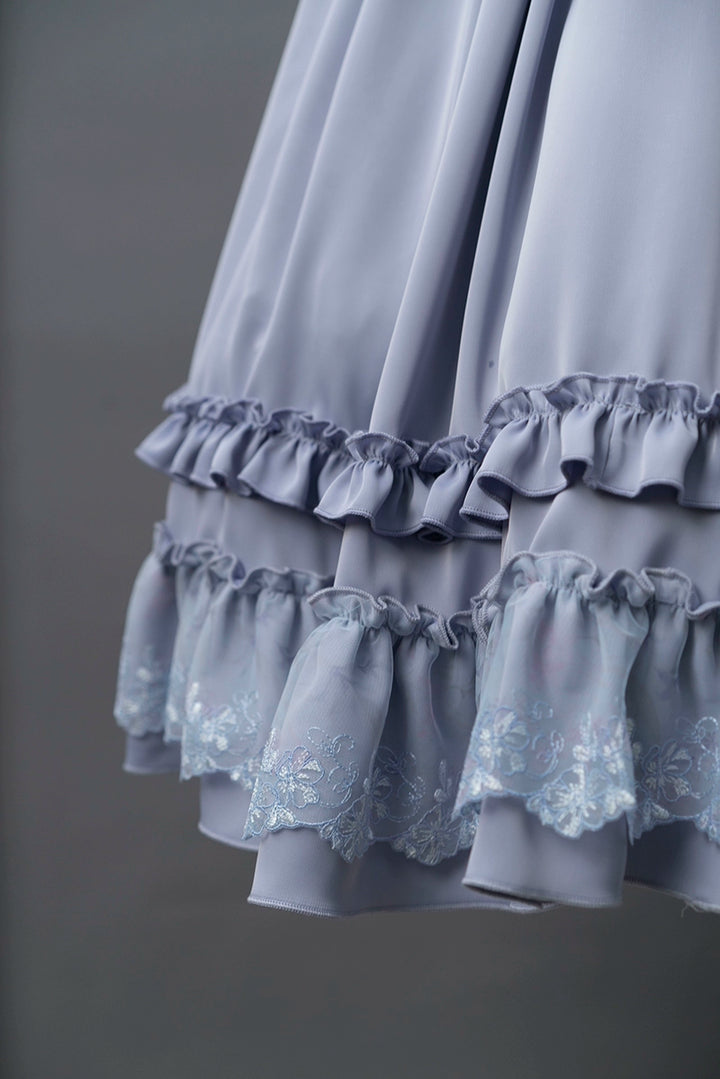 Fantastic Wind~Iris Covenant~Vintage Lolita Dress Elegant OP Dress   