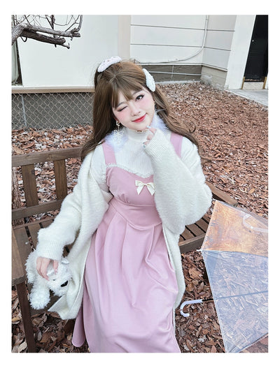 Yingtang~Sweet Lolita Coat Plus Size Lolita Dress Set   