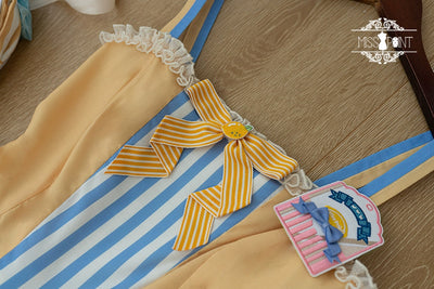 Miss Point~Daisy Lemon~Daily Lolita Lemon Print JSK Customized   