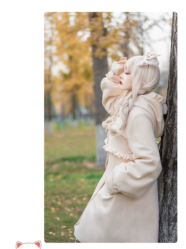 Fairy Cat~Sweet Lolita Coat Autumn and Winter Lolita Outwear   