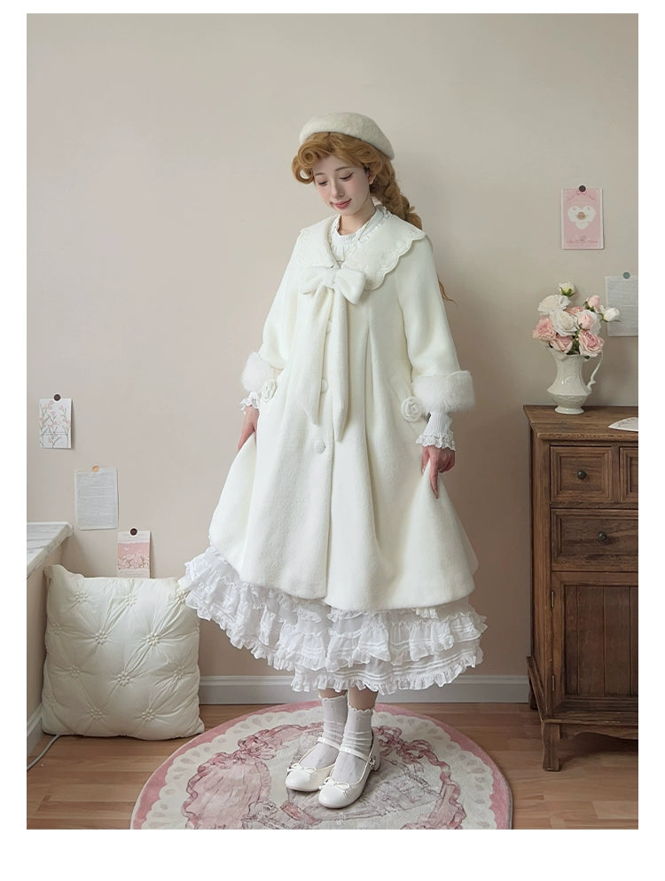 Strawberry Fantasia~Winter Tour~Daily Winter Lolita Coat Kawaii Lolita Overcoat