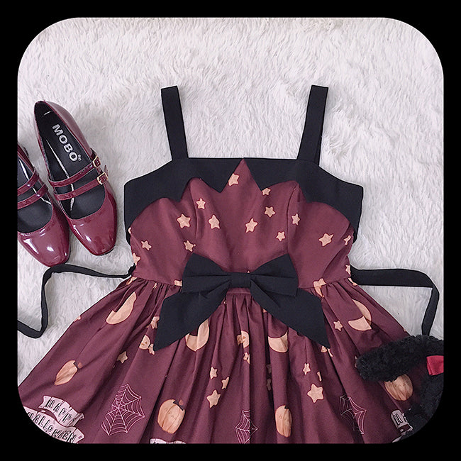 (Buyforme)Cheese Cocoa~Vampire Cat Normal Waist Lolita Halloween JSK 21070:293102