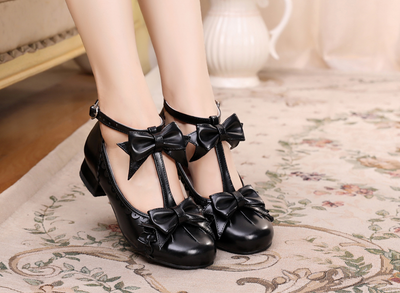 Sosic~Mengjiang Kiri~Sweet Lolita Gorgeous Leather Shoes   