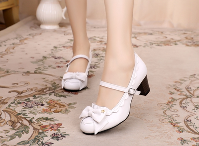 Sosic~Ode to Luan~Sweet Lolita High Heel Bow Shoes 12918:160738