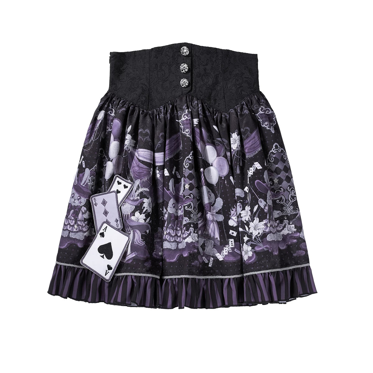 Magic Troupe - Gothic Lolita Outfit, Bunny Printed Skirt (L M S XL) 44531:811873