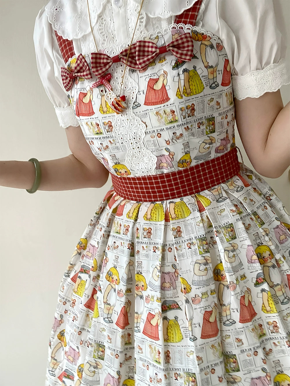 Miss Cube~Dress Up Dolls~Summer Kawaii Lolita JSK Dress Customized Size