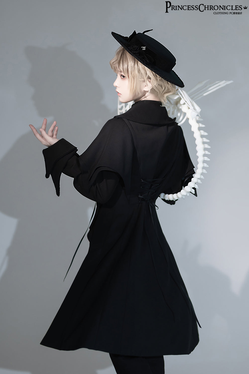 Princess Chronicles - Yan Ye - Ouji Lolita Black Flat Hat