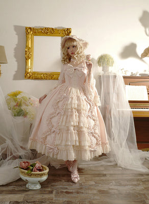 Henrietta~Elegant Lolita Princess Formal Dress Multicolor 0 pink 