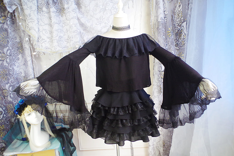 (Buyforme)Fairy Tales~Fate Quartet Bridal Lolita Gothic JSK Dress   